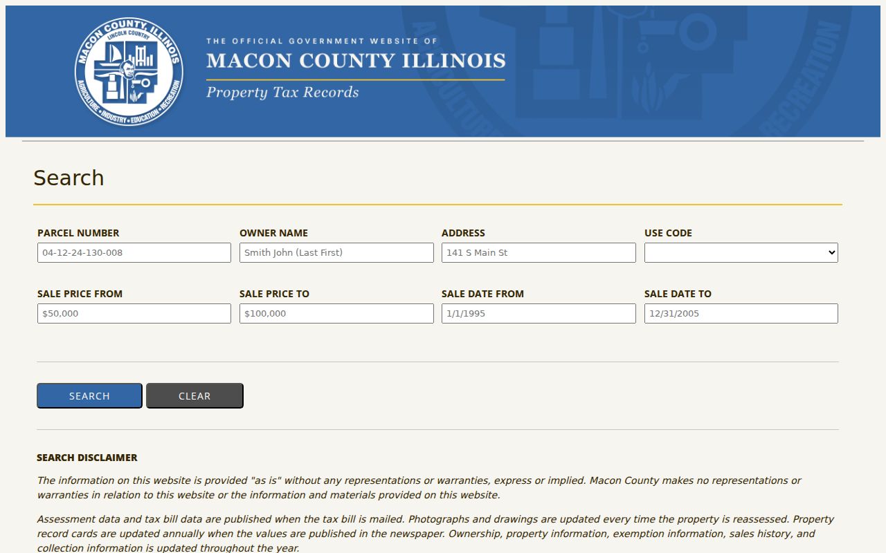 Decatur residents directory Macon County property search
